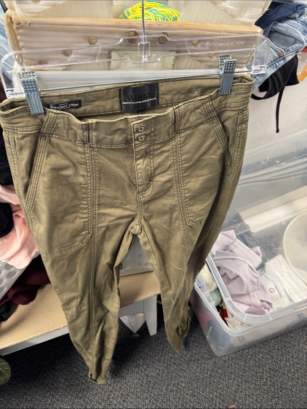 White House black market straight crop pant 0 // 071160 - Picture 1 of 1